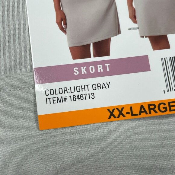32 Degrees Cool Skort Light Gray XXL Polyester/Spandex a1569 - Picture 5 of 7